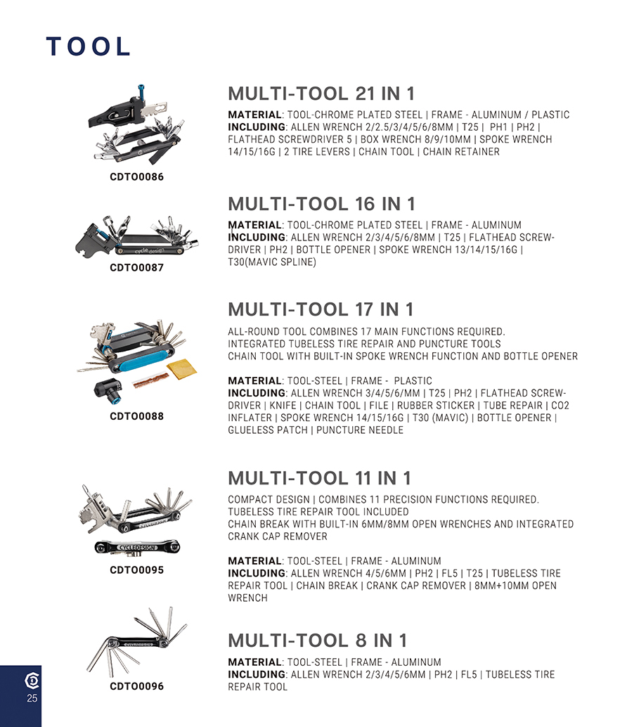 2023 CATALOG ATI CycleDesign Part & Accessories just feel equipped